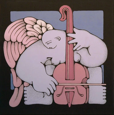 Ángel tocando el Violonchelo